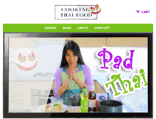 Tablet Screenshot of cookingthaifood.com